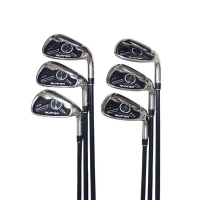 TaylorMade Burner 1.0 Iron Set 6pcs 6-PW-SW Steel Shaft Flex R - Image 1 of 4