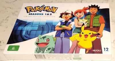 Pokemon : Season 1-2 (DVD, 2014, 12-Disc Set)   Region 4 - Image 1 of 3