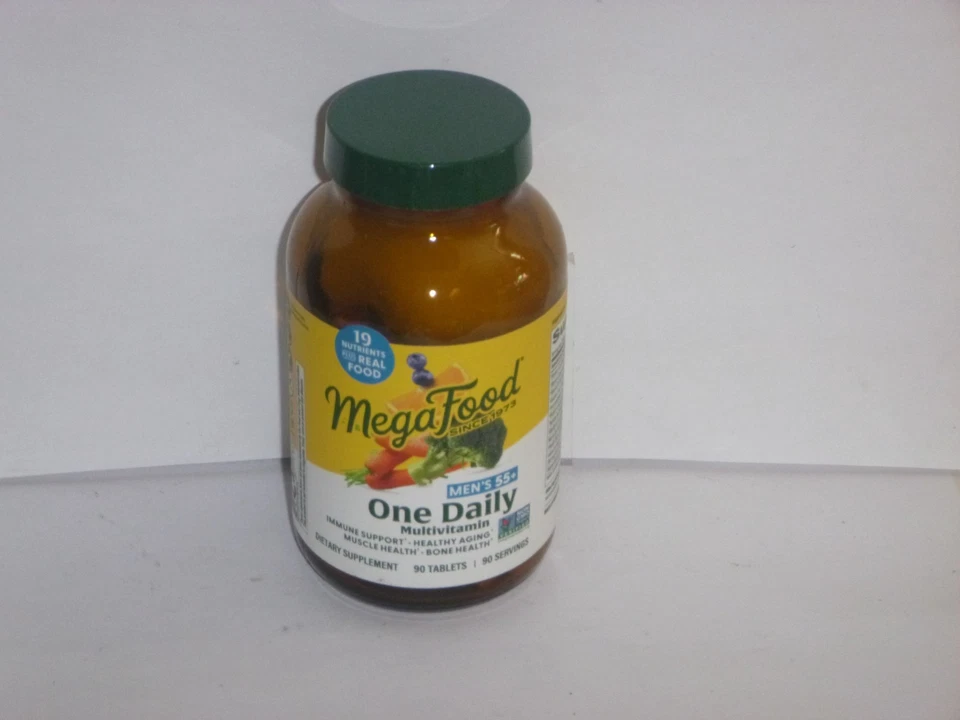 MegaFood Hombre 55+ Multivitamínico Diario 90 Tabs - Caducidad 4/2028 Foto 1 de 1