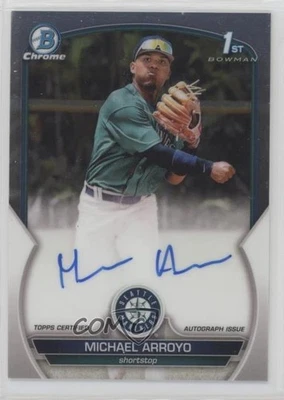 2023 Bowman Chrome Prospect Auto Michael Arroyo #CPA-MA - Image 1 of 3