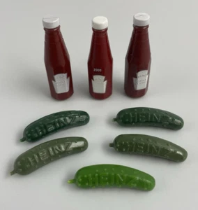 Heinz Pickle and Ketchup Bottle Pins - Mixed Lot of 8 - Picture 1 of 4