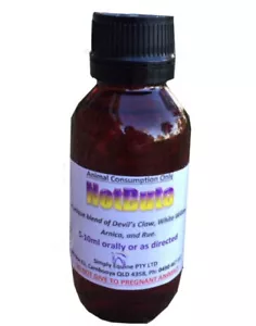 Not Bute Herbal Anti Inflammatory Control Pain In Horses Naturally 100Ml Bottle - Bild 1 von 1