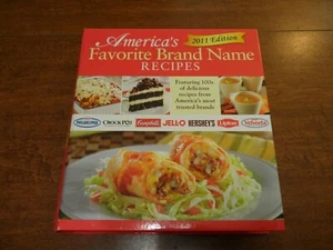America's Favorite Brand Name Recipes 2011 Edition Cook Book Binder - Bild 1 von 9