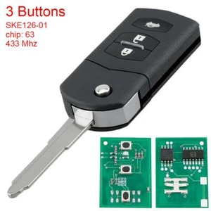 Car Key Fob Fit for MAZDA M2 Demio 3 M3-Axela 5 M5-Premacy 6 M6-Atenza 8 M8 - Picture 1 of 11