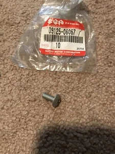 Suzuki Genuine OEM Harness SCREW 09125-06067 New Quantity 1. 6x16. D - Bild 1 von 4