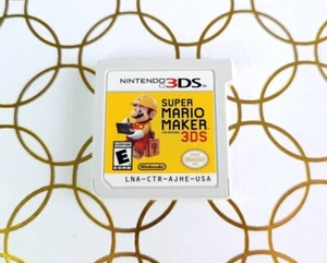 Super Mario Maker (3DS, 2016) Cartridge Only, Great Label, Clean Contacts TESTED - Picture 1 of 7
