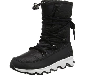 Sorel Tall Kinetic Black/White Winter Boot 7-7.5 - Picture 1 of 1