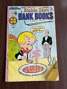 Richie Rich Bank Books February 1977 #27 Harvey World - Picture 1 of 3