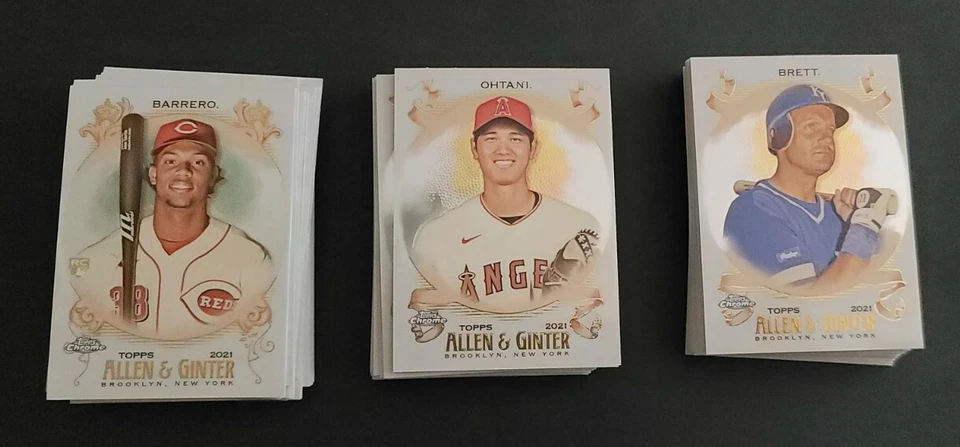 2021 Topps Chrome Allen & Ginter Base Stars Rookies Commons U-pick Smoke Free - Image 1 of 1
