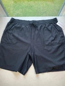 Bermuda pantaloncino Athleta Farallon 3X cotone biologico elastico in vita grigio nuovo con etichette - Foto 1 di 6