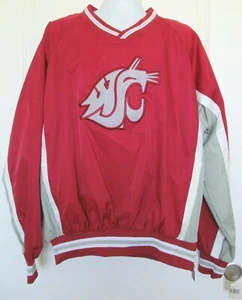 Vintage Russell Washington State Cougars Pullover Warm Up Jacket Size XL NWT - Picture 1 of 10