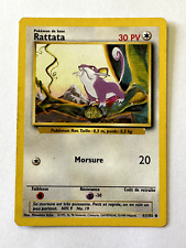 Carte Pokemon - Rattata - Set de Base - 61/102 - FR