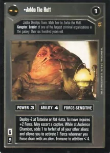 Star Wars CCG Jabbas Palace - Cloud City Individual Trading Cards - Picture 1 of 220