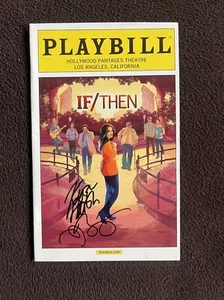 If/Then Signed Playbill Anthony Rapp Kyra Faith Tour Pantages Theatre LA 2015 - Picture 1 of 13
