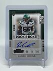 2021 Panini Contenders Hamilcar Rashed Jr. Rc Rookie Ticket Autograph Jets