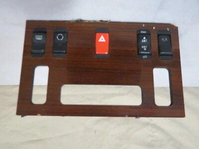 ✅ 86 87 88 89 90 91 MERCEDES 126 S-class Climate Control Dash Wooden Bezel OEM - Image 1 of 4