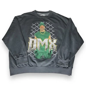 Suéter DMX Rapero Gráfico Polar Pull Over Cuello Redondo Gris Para Hombre Talla L - Imagen 1 de 6