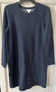 J. Jill Pure Jill Navy 3/4 Arm Casual Tunika Minikleid Gr. S, 2 Taschen *TOLL* - Bild 1 von 9