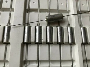 2x MIL SPEC SOLID TANTALUM AXIAL CAPACITOR 150 uF 15 Vax 2 PIECES Z3299 - Picture 1 of 2