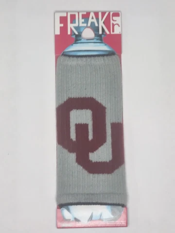 Oklahoma Sooners OU Freaker USA Bottle Sweater Coozie Fits every Bottle / Can Cover