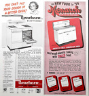 Monarch Dearborn stove Ad vintage 1953 (2) original advertisements