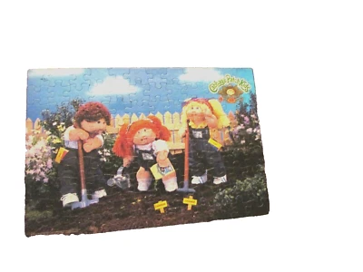 Vintage 1984 MB Cabbage Patch KIds 100 Piece Jigsaw Puzzle 16" x 11" Ages 5-10 - Image 1 of 4