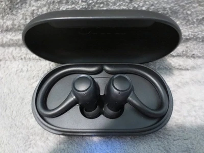 ONN Bluetooth Headphones W/Charging Case & Charger -Black Model AAABLK100024301 - Image 1 of 4