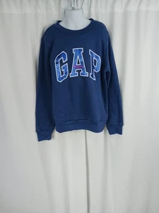 Gap Kids Sweater Youth Girl Spell Out Logo Navy Blue XL - Picture 1 of 13