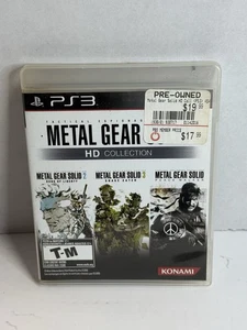 Metal Gear Solid HD Collection (PlayStation 3, PS3) CIB Complete w/ Manual Testd - Picture 1 of 4