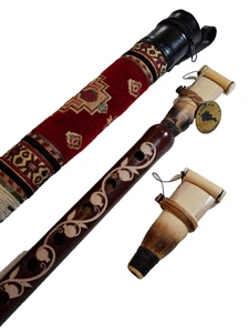Armenian professional apricot duduk key A(La) + 2 reeds + national case - Picture 1 of 11