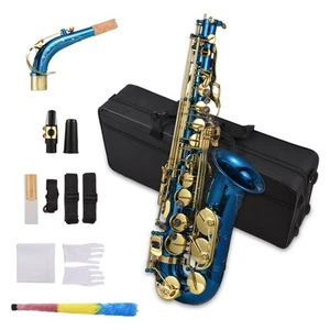 Alto Saxophone Eb E-Flat for Students Beginner - Full Starter Kit with Carryi... - Picture 1 of 8