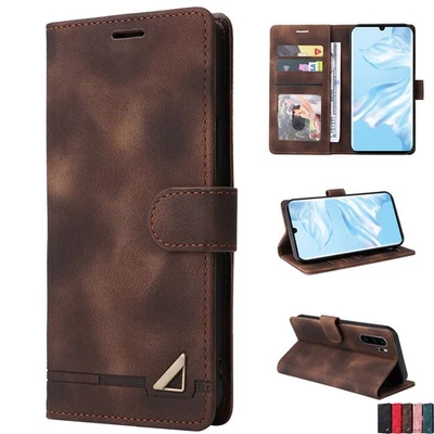 Leather Shockproof Wallet Case Flip Stand Cover For Huawei Y7p Y6p P Smart Z P30 - Image 1 of 4
