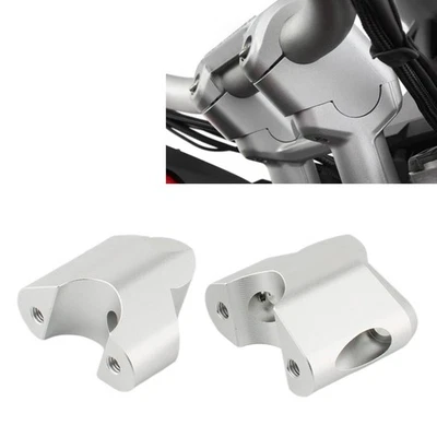 Handlebar Raiser Clamp Mount Adapter For Ducati Multistrada V4 V4 S Rally - Image 1 of 4