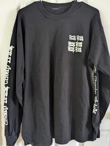 Cheap Trick Black Xl Tshirt Graphic Spellout Long Sleeves Rock & Roll Concert - Picture 1 of 6