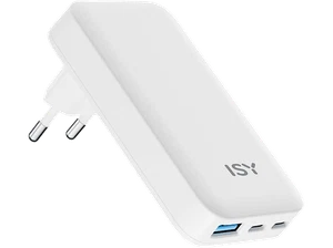 ISY IAC-6065 Flaches 65W GaN Ladegerät Universal Weiß - Bild 1 von 1