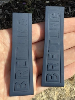 Unworn Breitling Blue Pro Diver Rubber Strap 24-20 mm 160S Deploy - Image 1 of 2