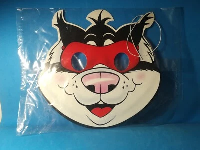 MASCHERA GATTO DI CARTINCINO CON FILO DA COLLEZIONE - (169) - Immagine 1 di 3