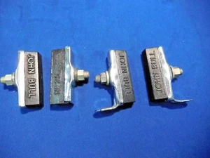 vintage Raleigh & Phillips Bicycle Rod Brake Pads shoes 2 pairs w/Chrome NOS - Picture 1 of 3