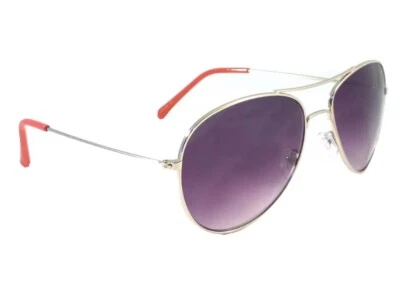 NUEVO MARCO DE METAL ROJO ESTILO AVIADOR GAFAS DE SOL LENTES REFLECTANTES UV ALTA CALIDAD Foto 1 de 2