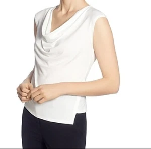 Top cuello capucha T Tahari. Nuevo con entradas. Talla grande. - Imagen 1 de 6