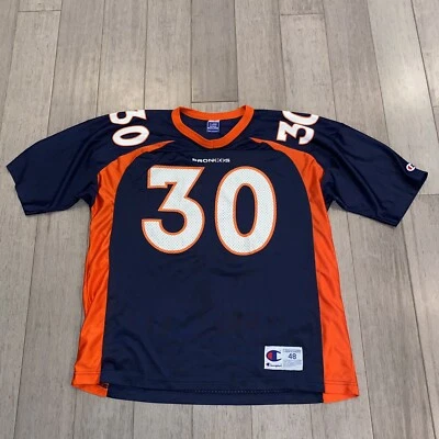 Футболка чемпиона Denver Broncos Террелла Дэвиса винтажная 90-е NFL 48 мужская размер XL - Изображение 1 из 4
