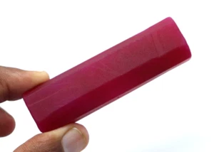Natural Red Ruby 346 Ct Huge Rough Earth Mined Rod Certified Loose Gemstone - Picture 1 of 8