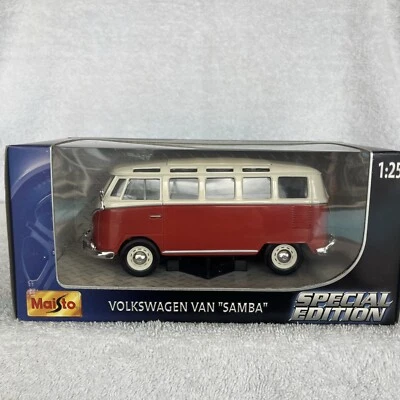 Maisto Special Edition VW  Van Samba Die Cast 1/25 CollectionNIB $25 OBO FREE 🚢 - Image 1 of 4