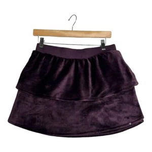 Athleta Girl Feeling Great Velvet Skirt size XXL (16) Purple - Picture 1 of 8