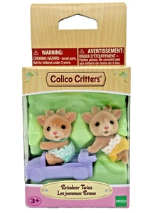 Sylvanian Families Rentier Zwillinge Calico Critters Epoche NEU lila Auto CC2060 - Bild 1 von 7