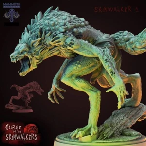 Skinwalker 1 Hombre Lobo Miniatura Se Adapta a DND D&D Pathfinder Guerra Juegos TTRPG - Imagen 1 de 1