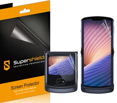 2X Protector de pantalla transparente Supershieldz para Motorola Razr 5G 2da generación (TPU) Foto 1 de 2