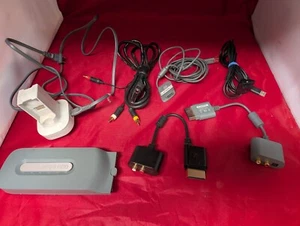 HIGE LOT Xbox 360/Slim Cables Adaptors HDMI A/V Cords Wires AS IS - Picture 1 of 8