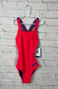 NEW Arena Girls Pro Back Swimsuit Size 26 US 10-11 - Picture 1 of 3