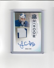 Jonas Gustavsson 2009-10 The Cup Rookie Patch Auto #66/249 Patch autograph